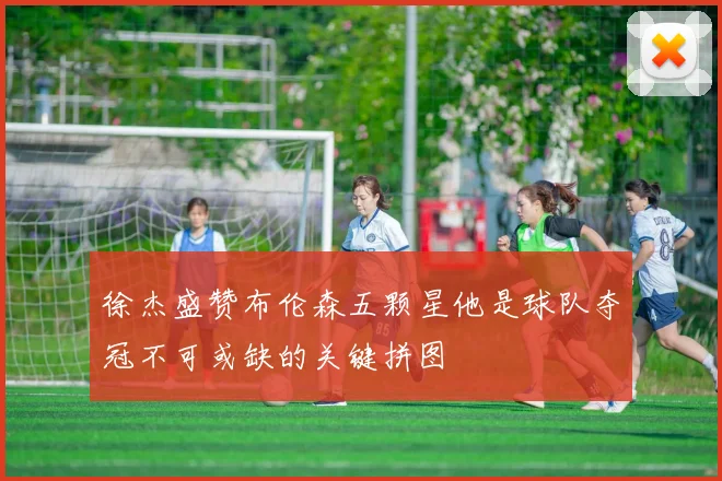 徐杰盛赞布伦森五颗星他是球队夺冠不可或缺的关键拼图